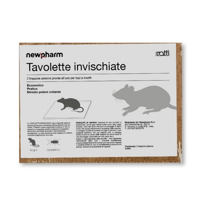 Vendita online Rattì tavolette invischiate per topi 19x28 cm